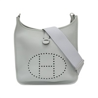 聖杯藍 Clemence牛皮 Evelyne 29 肩背包 W刻【HERMES 愛馬仕】 H056277CK