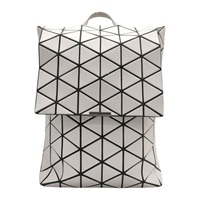 灰色 PVC塗層帆 後背包【BAO BAO ISSEY MIYAKE 三宅一生】 BB13(8)-AG291