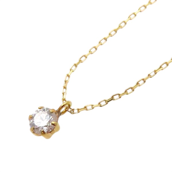 18K黃金 單鑽 Le Chatelet 項鏈【JEWELRY 無品牌珠寶】 Diamond 0.66g