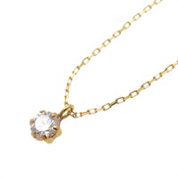 18K黃金 單鑽 Le Chatelet 項鏈【JEWELRY 無品牌珠寶】 Diamond 0.66g
