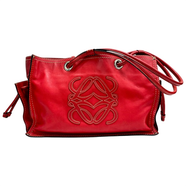 紅色 牛皮 Anagram 肩背包【LOEWE 羅威】