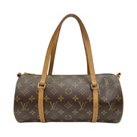 棕色 原花帆布 Papillon 30 肩背包【LOUIS VUITTON LV 路易威登】 M51385