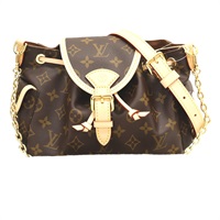 棕色 原花 PVC塗層帆布 Odyssée 肩背包【LOUIS VUITTON LV 路易威登】 M25085