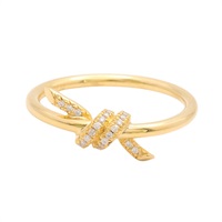 18K 黃金 Knot 戒指【Tiffany ＆ Co 蒂芬妮】 69346855