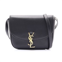黑色牛皮 Kaia Medium Satchel 肩背包【SAINT LAURENT YSL 聖羅蘭】 634818