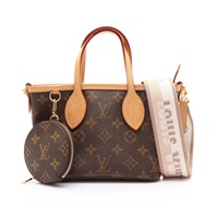 棕色 原花帆布 Neverfull BB 兩用包【LOUIS VUITTON LV 路易威登】 M46705