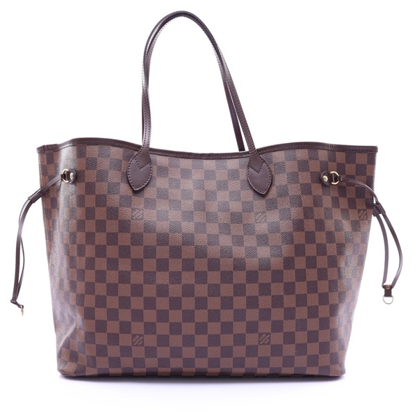 棕色 棋盤格 帆布 Neverfull GM 肩背包【LOUIS VUITTON LV 路易威登】 N51106