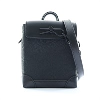 黑色 原花牛皮 Nano Steamer 兩用包【LOUIS VUITTON LV 路易威登】 M82772