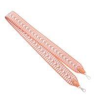 紅色編織 棕色牛皮 背帶 Y刻【HERMES 愛馬仕】