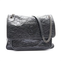 黑色 牛皮 NIKI 肩背包【SAINT LAURENT 聖羅蘭】 498883