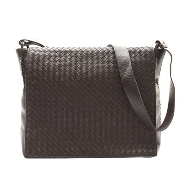 棕色 編織牛皮 斜背包 肩背包【BOTTEGA VENETA BV 寶緹嘉】 221065