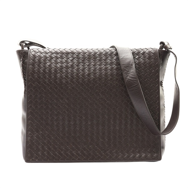 棕色 編織牛皮 斜背包 肩背包【BOTTEGA VENETA BV 寶緹嘉】 221065