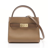 棕色 牛皮 Lee Radziwill Petite 兩用包【TORY BURCH 托里·伯奇】 77257