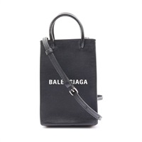 Shopping Bag 肩背包 黑色 牛皮【BALENCIAGA 巴黎世家】 593826