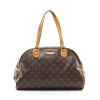 棕色 原花帆布 Montorgueil GM 肩背包【LOUIS VUITTON LV 路易威登】 M95566