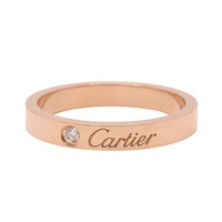Cartier 卡地亞 C de Cartier 1PD #55 戒指 18K玫瑰金 鑽石 B4086400