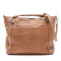 棕色牛皮 Miss GG 兩用包【GUCCI 古馳】 323675