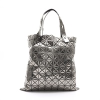 銀色 鏡面 PVC塗層帆布 托特包 肩背包【BAO BAO ISSEY MIYAKE 三宅一生】 BB63-AG123