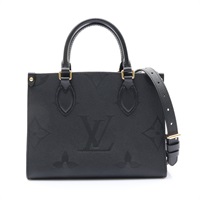 LOUIS VUITTON LV 路易威登 OnTheGo PM 兩用包 黑色 牛皮 M45653