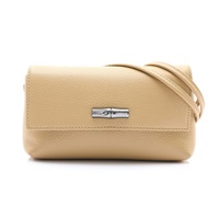 Longchamp 瓏驤 Roseau Essential 肩背包 淺褐色 牛皮 34067968005