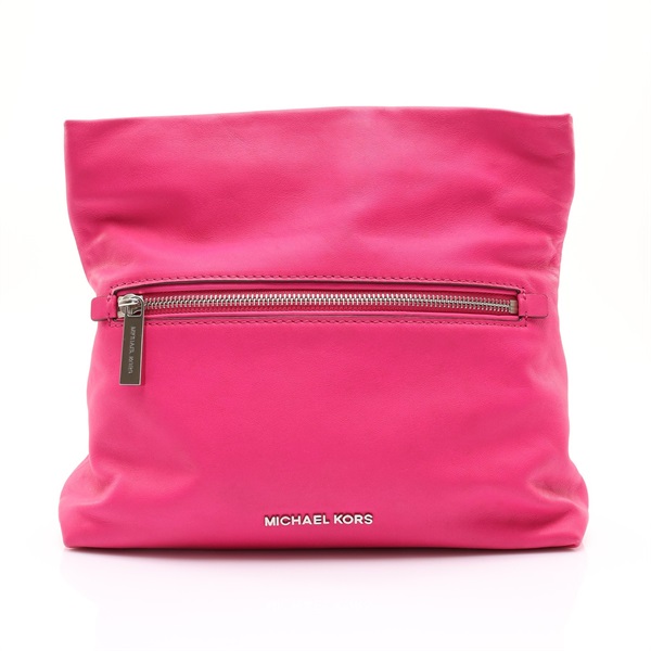 MICHAEL KORS 麥可寇斯 MICHAEL Michael Kors 手拿包 桃紅色 牛皮