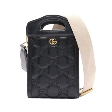 GUCCI 古馳 GG Matelasse 兩用包 黑色 牛皮 723776