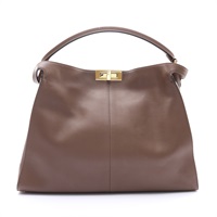 FENDI 芬迪 Peekaboo X-Lite 肩背包 棕色 牛皮 8BN304 A5E9 F1QTQ