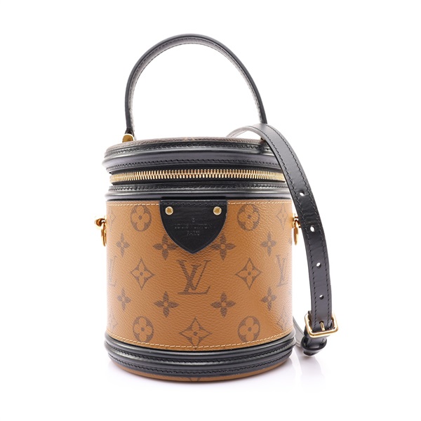 LOUIS VUITTON LV 路易威登 Cannes 兩用包 棕色 原花帆布 黑色牛皮 M43986 (無鑰匙) M43986