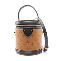 LOUIS VUITTON LV 路易威登 Cannes 兩用包 棕色 原花帆布 黑色牛皮 M43986 (無鑰匙) M43986