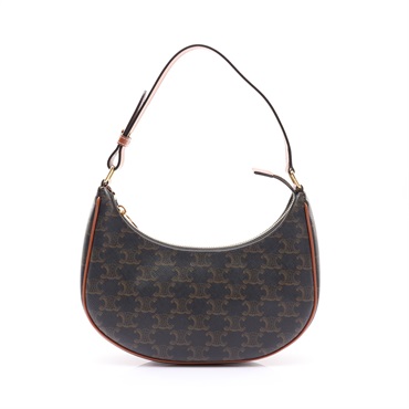 CELINE 賽琳 Ava 肩背包 棕色 PVC塗層帆布 193952BZJ.04LU