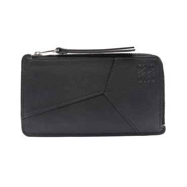 LOEWE 羅威 Puzzle Long Coin Cardholder 卡夾 黑色 牛皮 C510G17X05