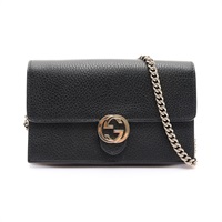GUCCI 古馳 WOC 肩背包 黑色 牛皮 510314