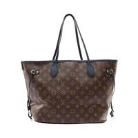 LOUIS VUITTON 路易威登 Neverfull Inside Out MM 手提包 棕色 原花帆布 牛皮 M11946