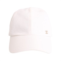 CHANEL 香奈兒 棒球帽 白色 棉布