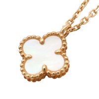 Van Cleef & Arpels 梵克雅寶 Sweet Alhambra 項鍊 18K黃金 珍珠母貝 VCARF69100