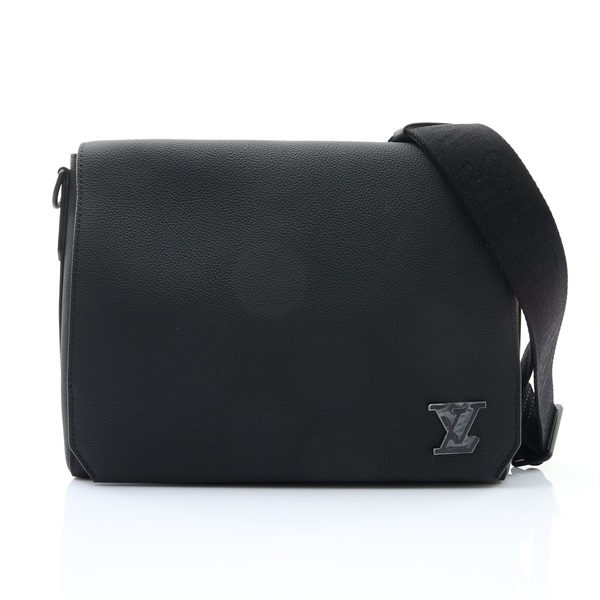 LOUIS VUITTON 路易威登 Takeoff Messenger 肩背包 黑色 牛皮 M57080