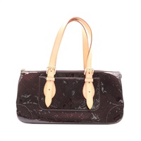 LOUIS VUITTON LV 路易威登 Rosewood Avenue 肩背包 酒紅色 Vernis 漆皮 M93510