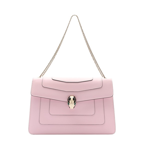 BVLGARI 寶格麗 Serpenti Forever 肩背包 粉色 牛皮 288716