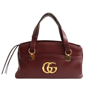 GUCCI 古馳 Arli 肩背包 紅色 牛皮 550130