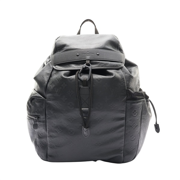 LOUIS VUITTON LV 路易威登 Discovery 後背包 黑色 原花壓紋牛皮 M43680