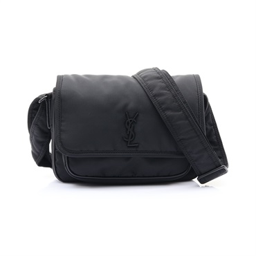 SAINT LAURENT YSL 聖羅蘭 Niki 郵差 肩背包 黑色 尼龍 776611