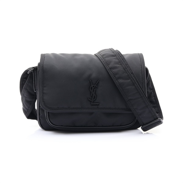SAINT LAURENT YSL 聖羅蘭 Niki 郵差 肩背包 黑色 尼龍 776611
