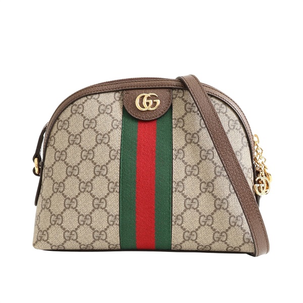 GUCCI 古馳 Ophidia Small 肩背包 棕色 帆布 499621