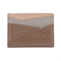 LOEWE 羅威 Puzzle 名片夾 沙色 牛皮 C510Q77X05
