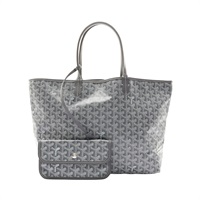 GOYARD 高雅德 Saint Louis PM 托特包 肩背包 灰色 Goyardine 帆布 STLOUIPMLTY