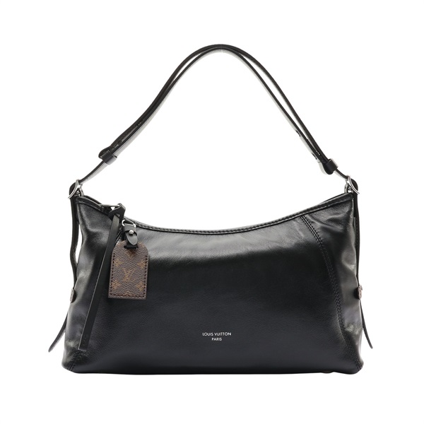 LOUIS VUITTON LV 路易威登 CarryAll East West 肩背包 黑色 羊皮 M28160