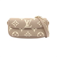 LOUIS VUITTON LV 路易威登 Ivy 鍊帶 肩背包 斑鳩灰 壓花牛皮 M82211