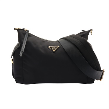 PRADA 普拉達 Prada Explore Re-Nylon 肩背包 黑色 尼龍 1BC264