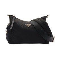PRADA 普拉達 Prada Explore Re-Nylon 肩背包 黑色 尼龍 1BC264