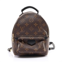 LOUIS VUITTON LV 路易威登 Palm Springs Mini 後背包 棕色 原花帆布 M44873